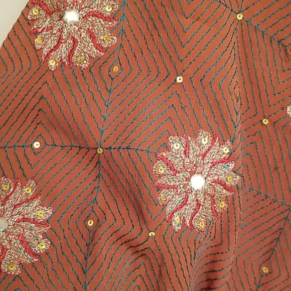 Free People Embroidered Flower Top - Picture 3 of 7